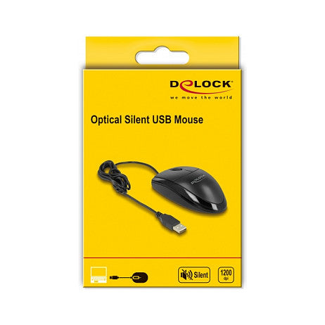 Optische USB Desktop Maus – Lautlos