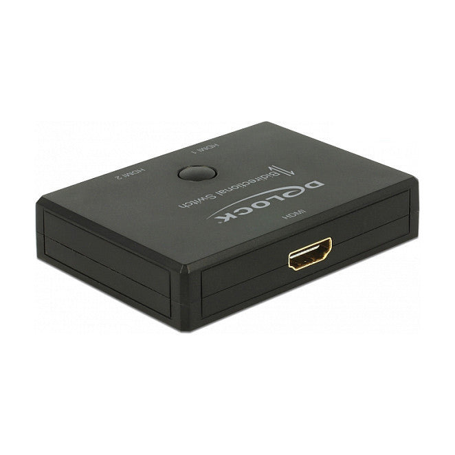 DELOCK HDMI 2 - 1 Umschalter bidirektional 4K 60 Hz