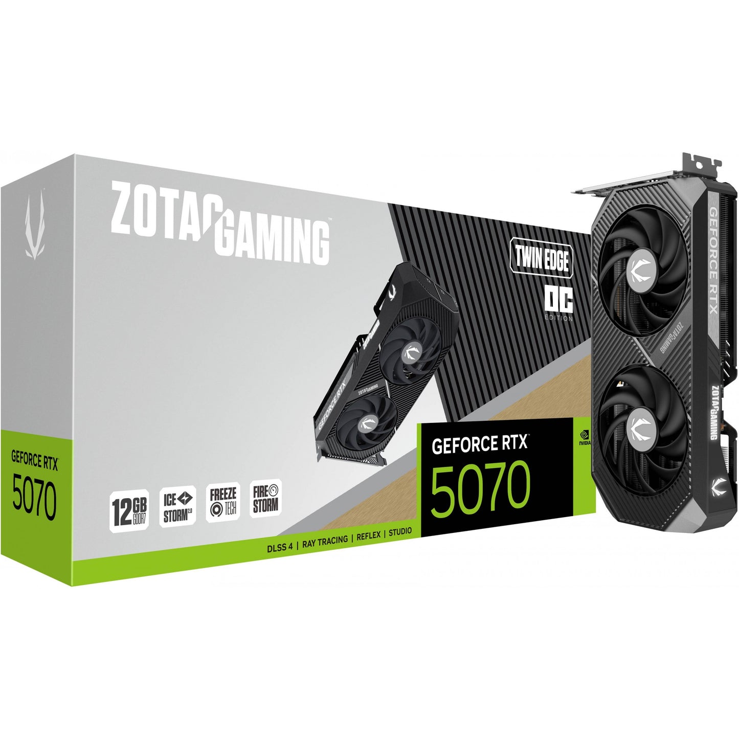 ZOTAC GAMING GeForce RTX 5070 TWIN EDGE OC 12GB GDDR7