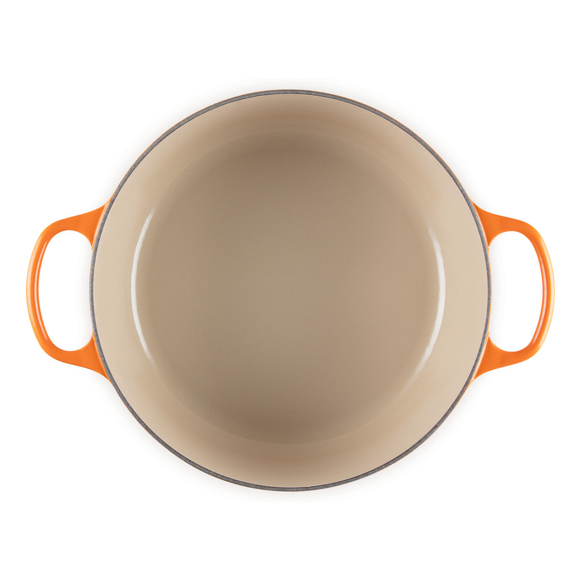 Le Creuset Signature Bräter rund 28 cm ofenrot