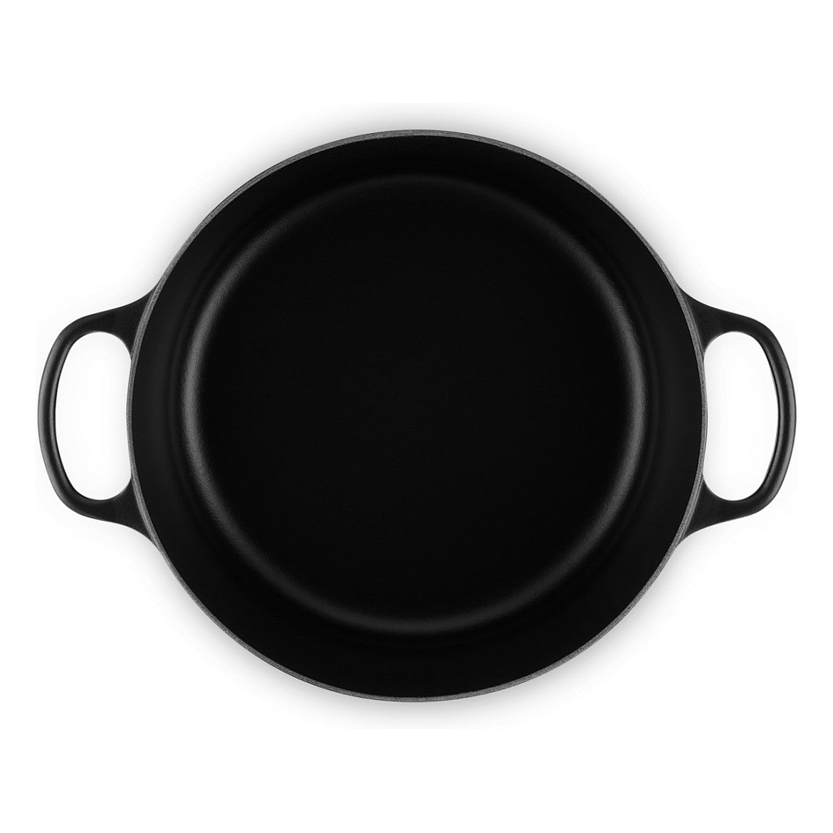 Le Creuset Signature Bräter rund 30 cm schwarz