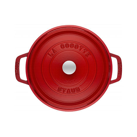 Staub La Cocotte 20cm rund. rot. Gusseisen