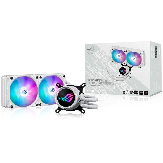 K Asus WAK ROG Strix LC III 240 ARGB White Edition
