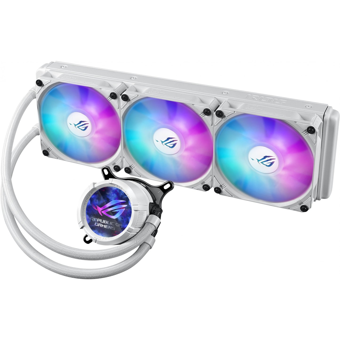 K Asus WAK ROG STRIX LC III 360 ARGB LCD BLANC
