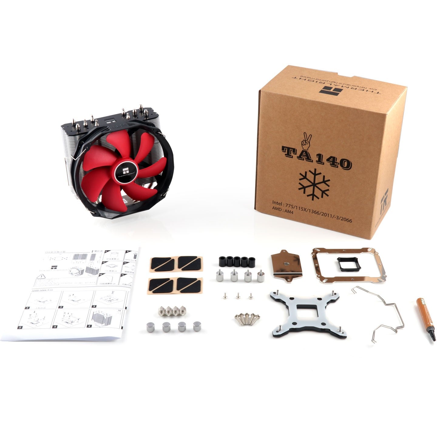 K Kühler Thermalright TA 140 - 115x/1200/20xx/1366/AM4/AM5