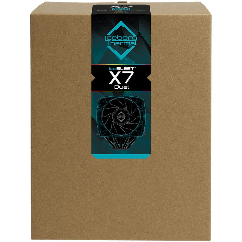 K ICEBERG THERMAL IceSLEET X7 Dual - ARGB - AM4/AM5/1200/1700
