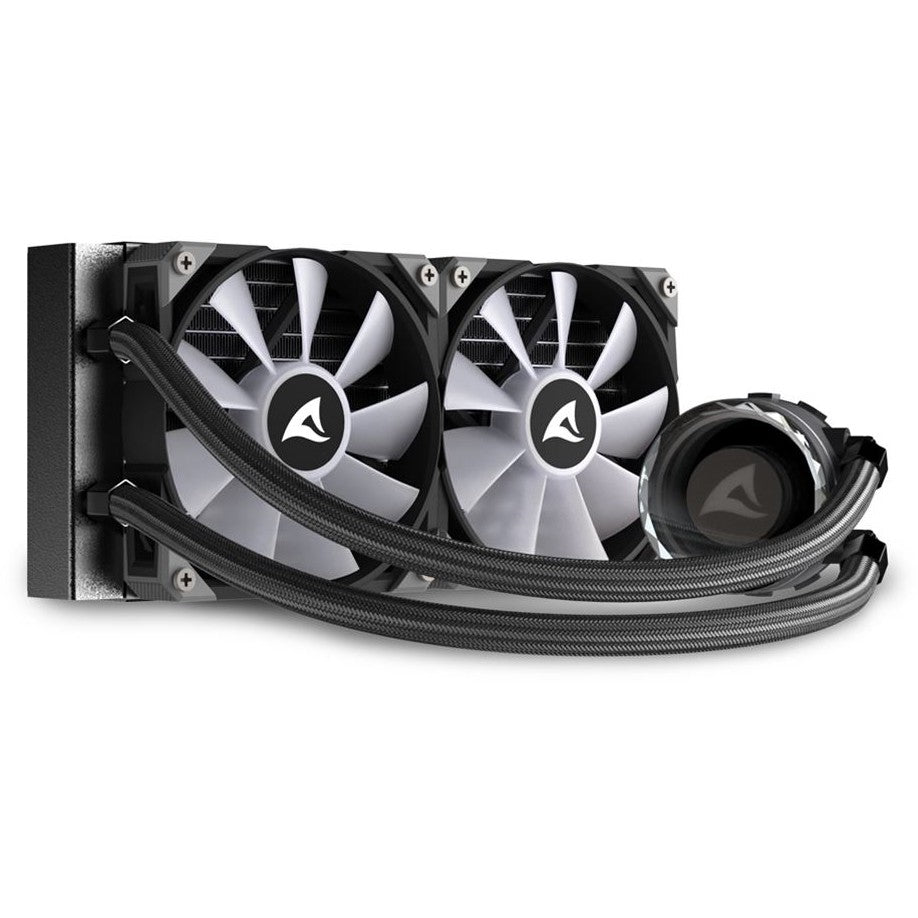 K Sharkoon Wasserkühlung S80 RGB 2 Lüfter 240mm schwarz