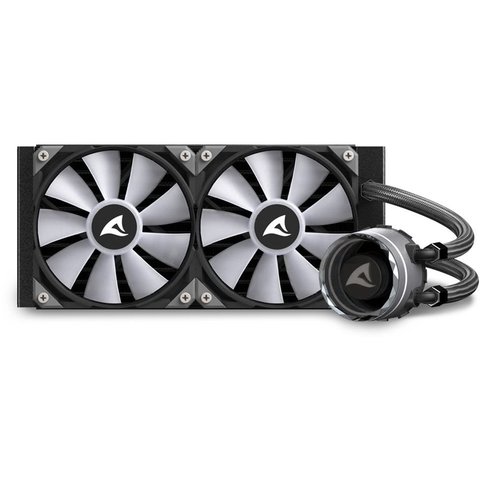K Sharkoon Wasserkühlung S80 RGB 2 Lüfter 240mm schwarz
