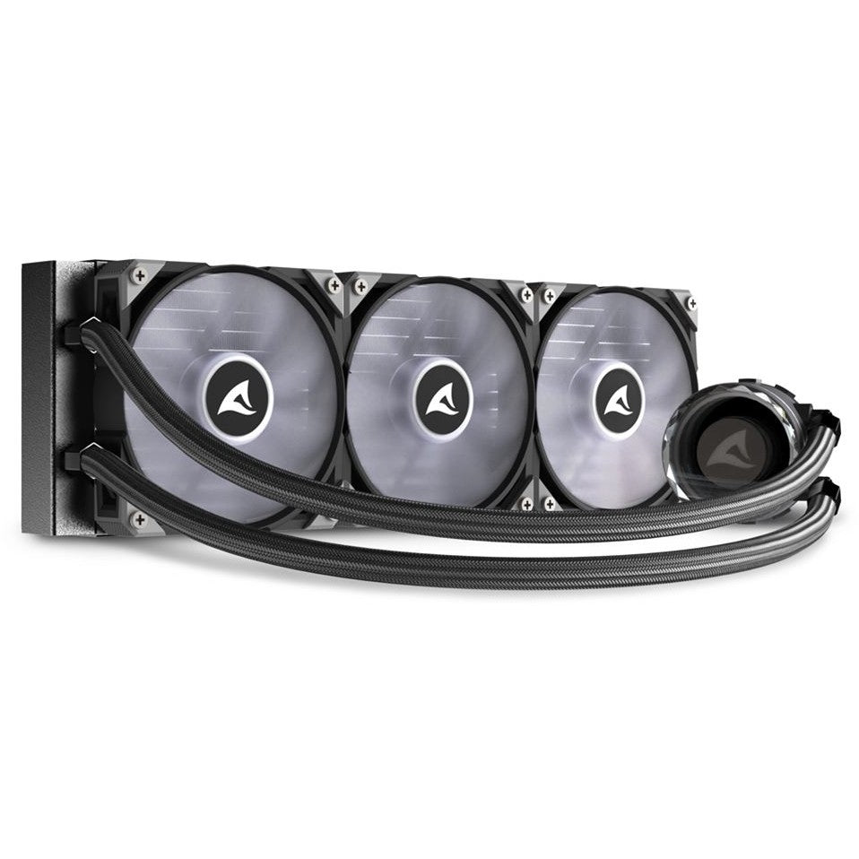 K Sharkoon Wasserkühlung S90 RGB 3 Lüfter 360mm schwarz