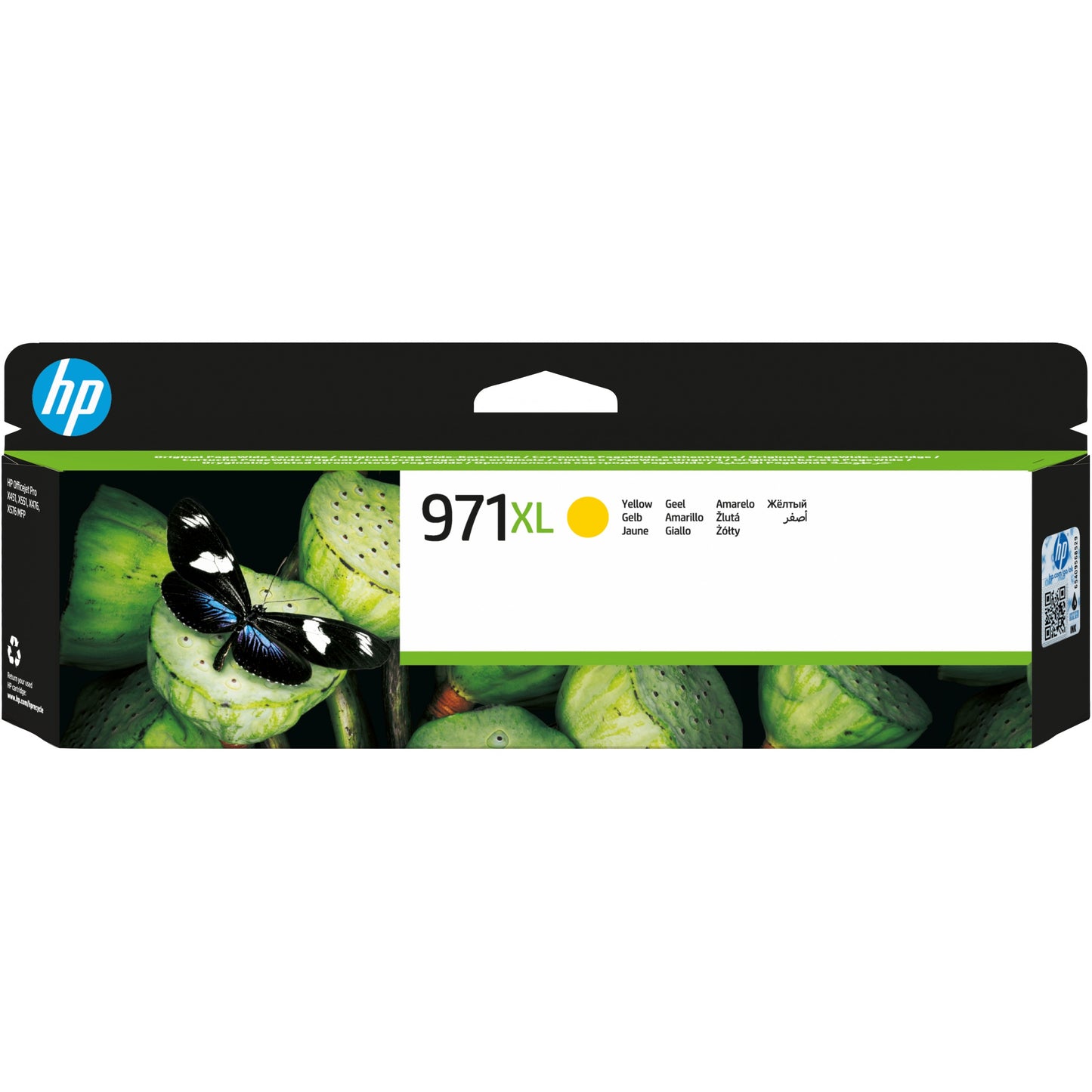 HP 971XL original Ink cartridge CN628A yellow