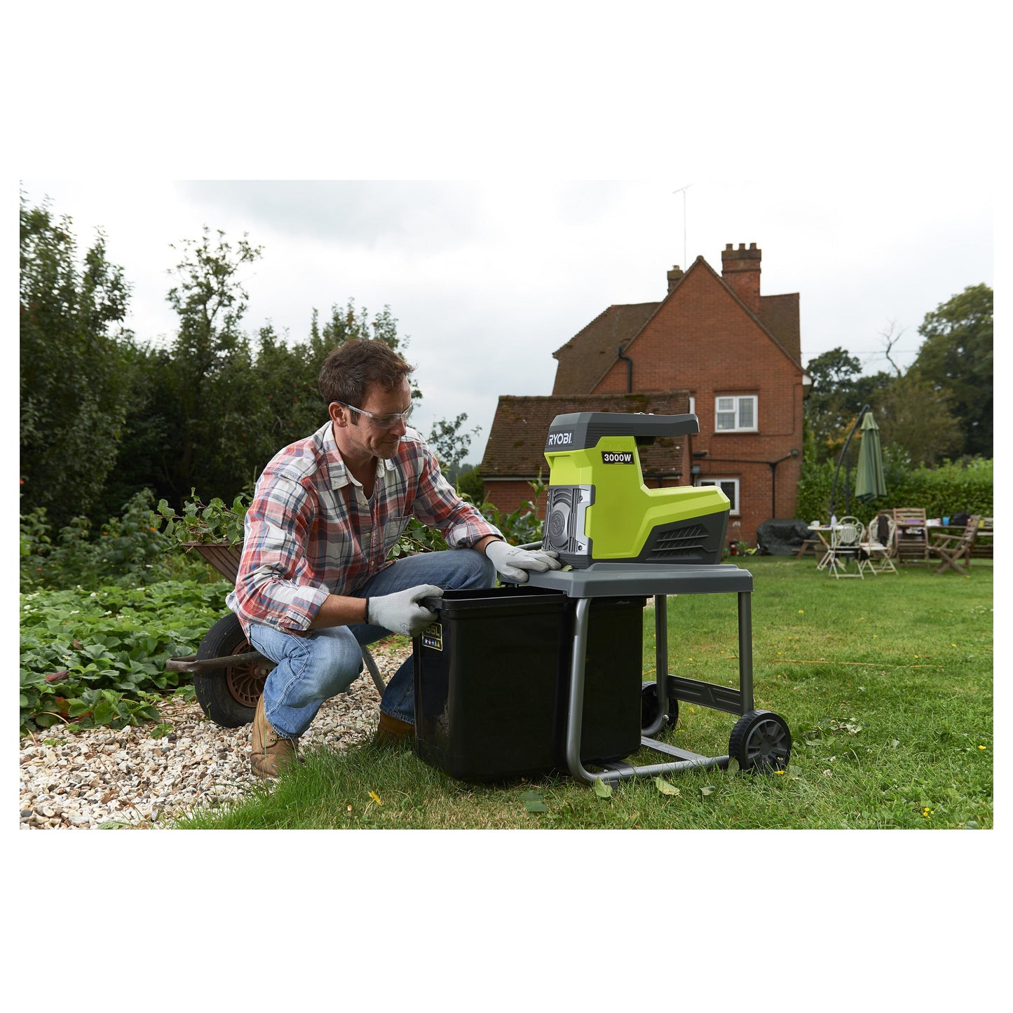 Ryobi RSH3045U 3000 W Elektro-Leisehäcksler