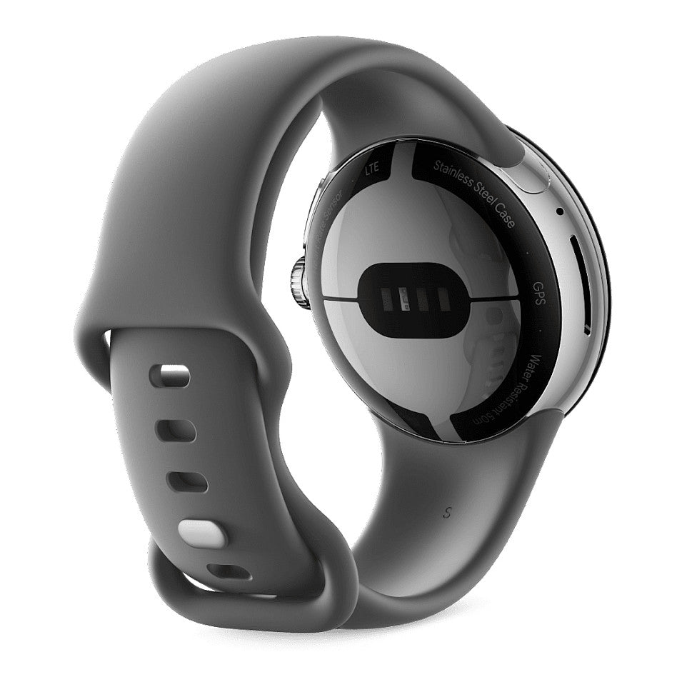 Pixel Watch LTE Silber Charcoal