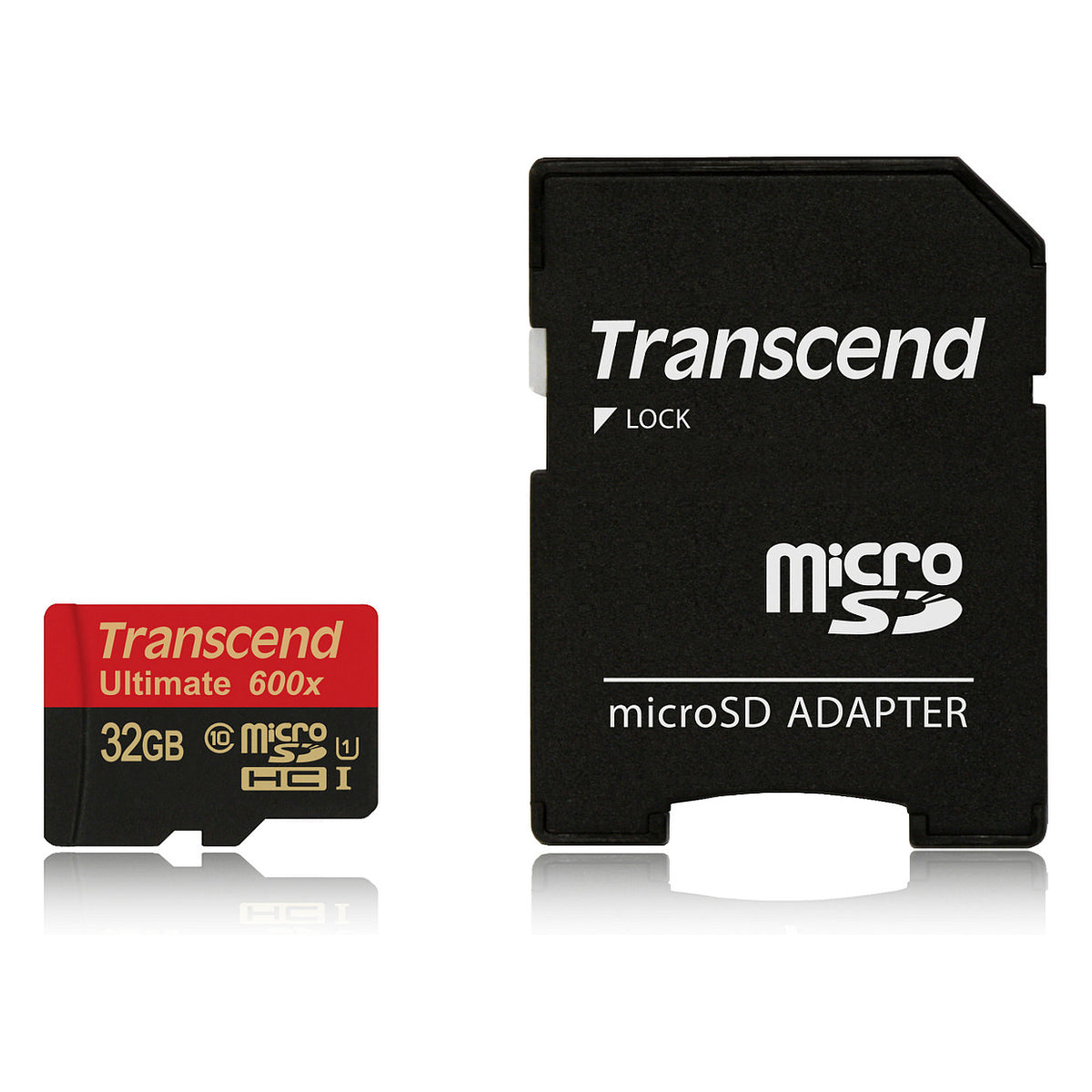 CARD microSD Card 32GB Transcend SDHC UHS1 600x w/Adap.