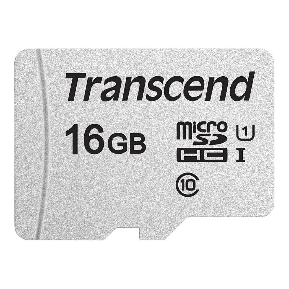 CARD microSD Card 16GB Transcend SDHC USD300S-A w/Adapter