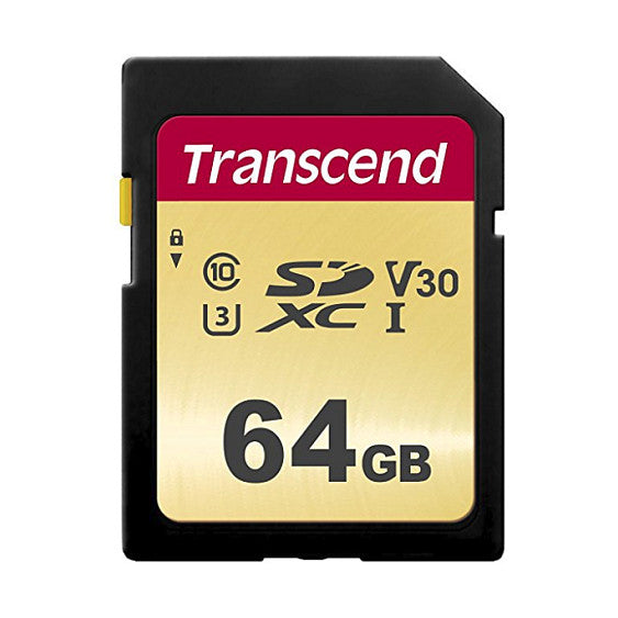 CARD Card 64GB Transcend sdxc SDC500S 95/60 MB/s