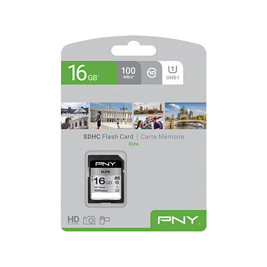 CARD HC Card 16GB PNY Elite R100MB/s retail