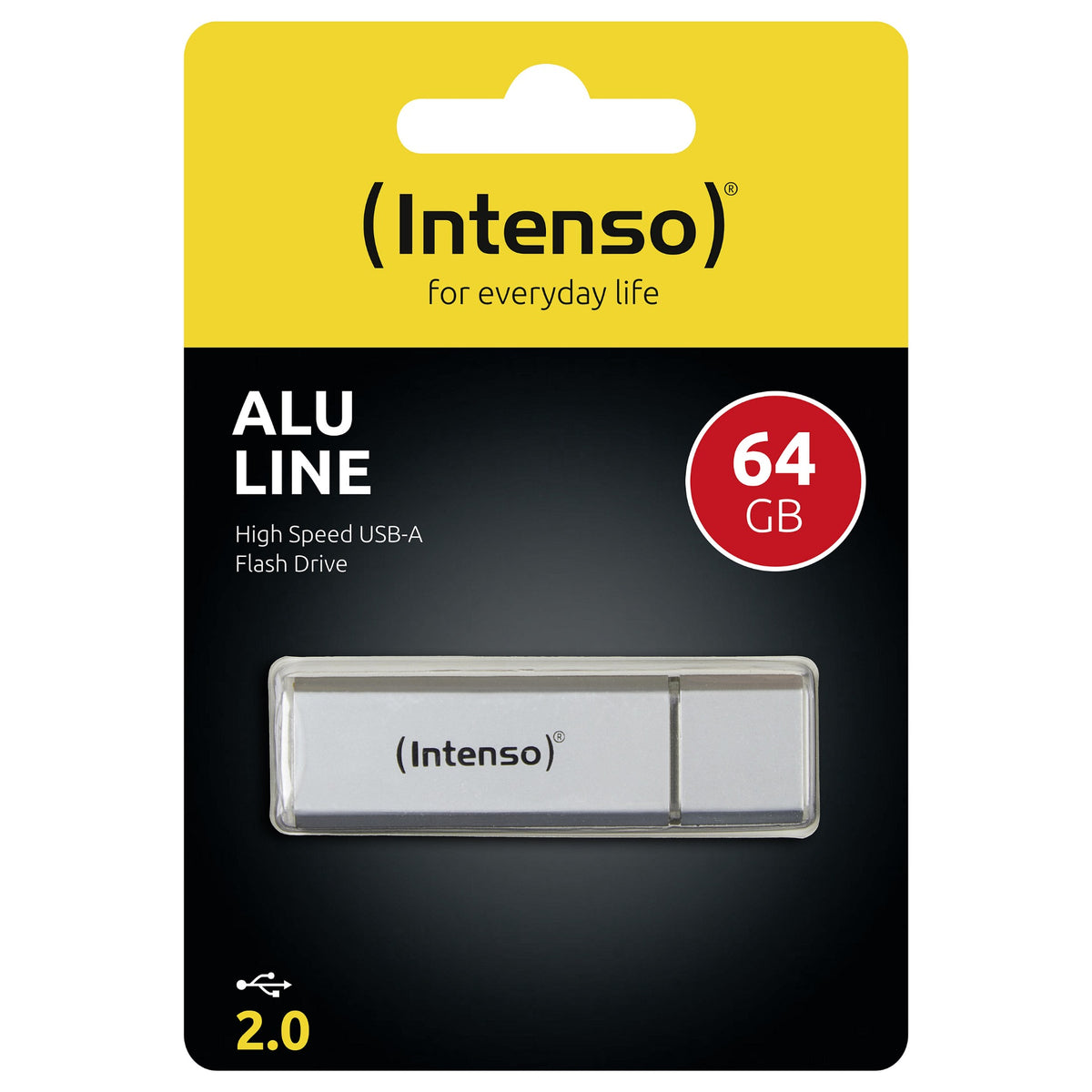 STICK Intenso Alu Line silber 64 GB