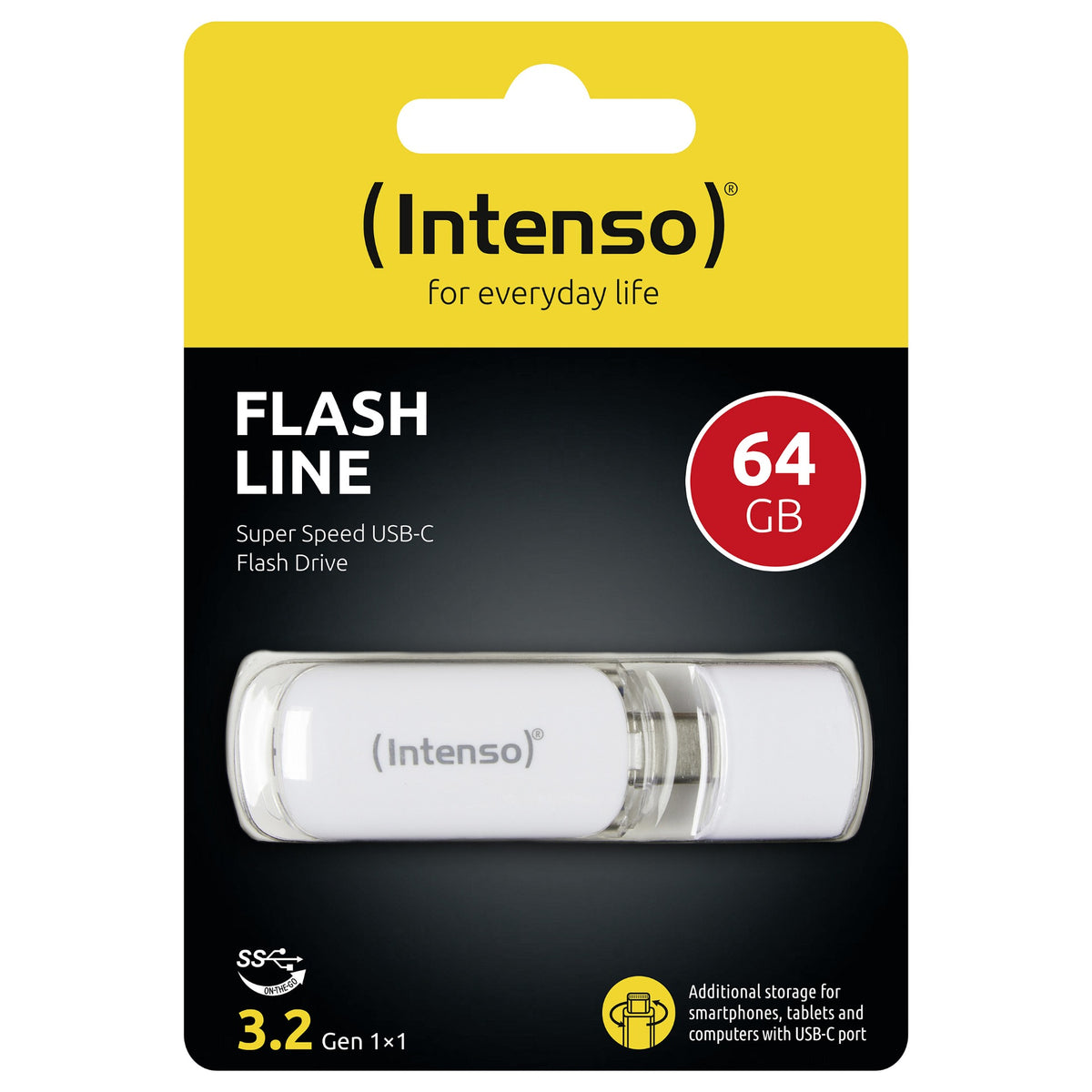 STICK Intenso Flash Line wei 64 GB