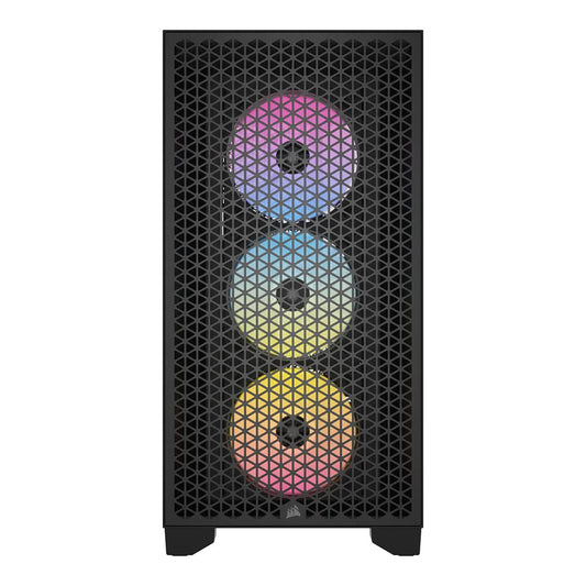 3000D RGB Tempered Glass Black CC-9011255-WW