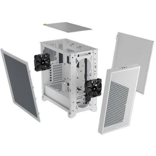 Corsair 3000D Tempered Glass Weiß CC-9011252-WW