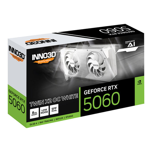 RTX 5060 8GB Inno3D Twin X2 OC 8GB GDDR7 white