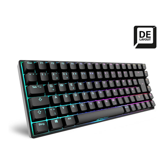 Sharkoon SKILLER SGK50 S3 (schwarz. DE-Layout. Gateron Yellow)