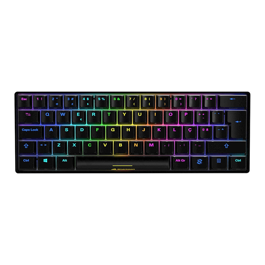 Sharkoon SKILLER SGK50 S4 (schwarz. PT-Layout. Kailh Red)