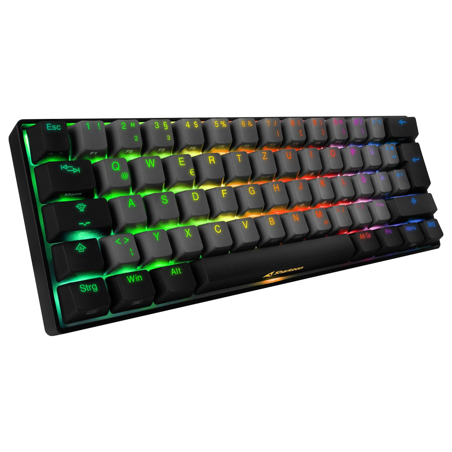 Sharkoon SKILLER SAC20 S4 (schwarz. 61 Stck. ISO-Layout (DE). fr SKILLER SGK50 S4)