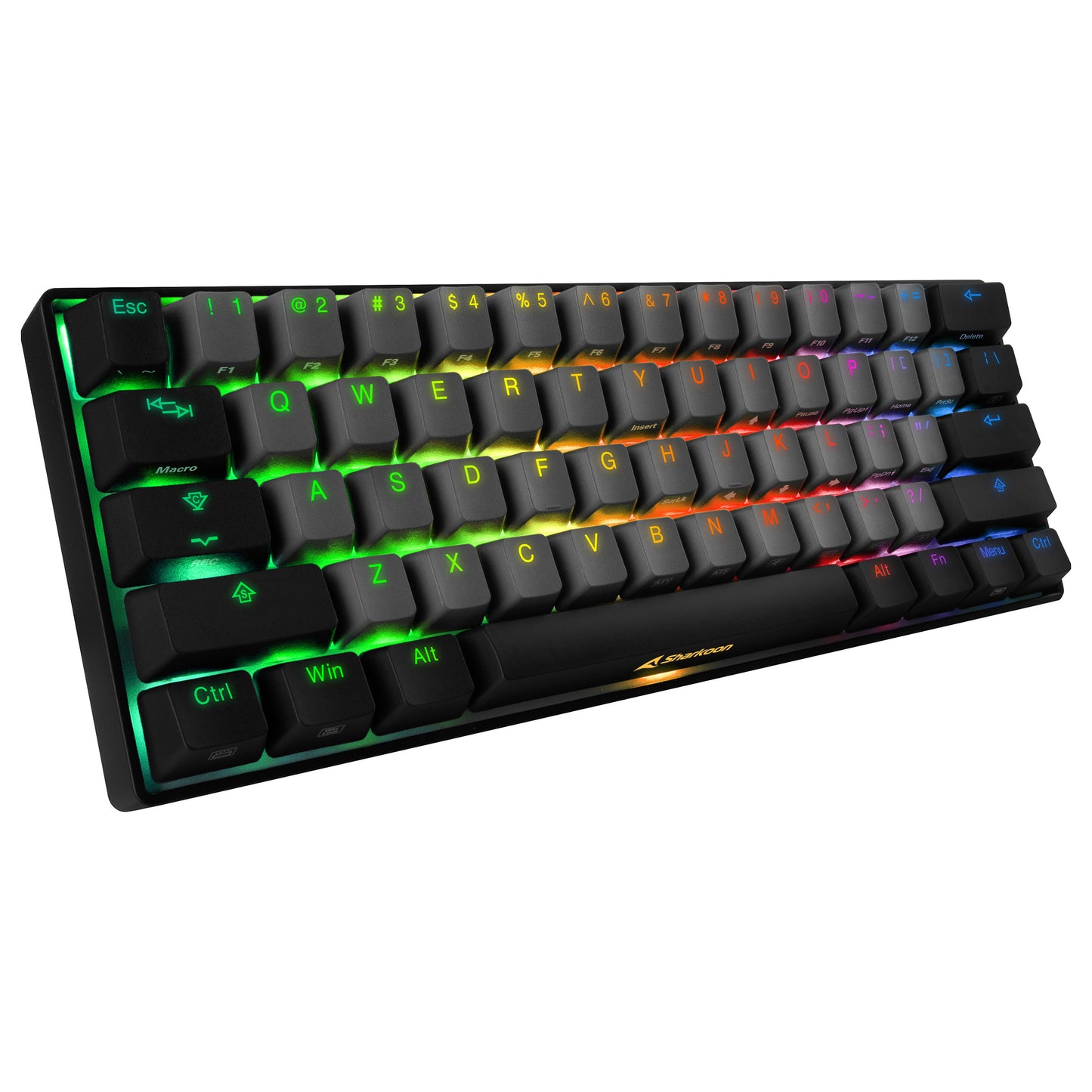 Sharkoon SKILLER SAC20 S4 (schwarz. 62 Stck. ANSI-Layout (US). fr SKILLER SGK50 S4)