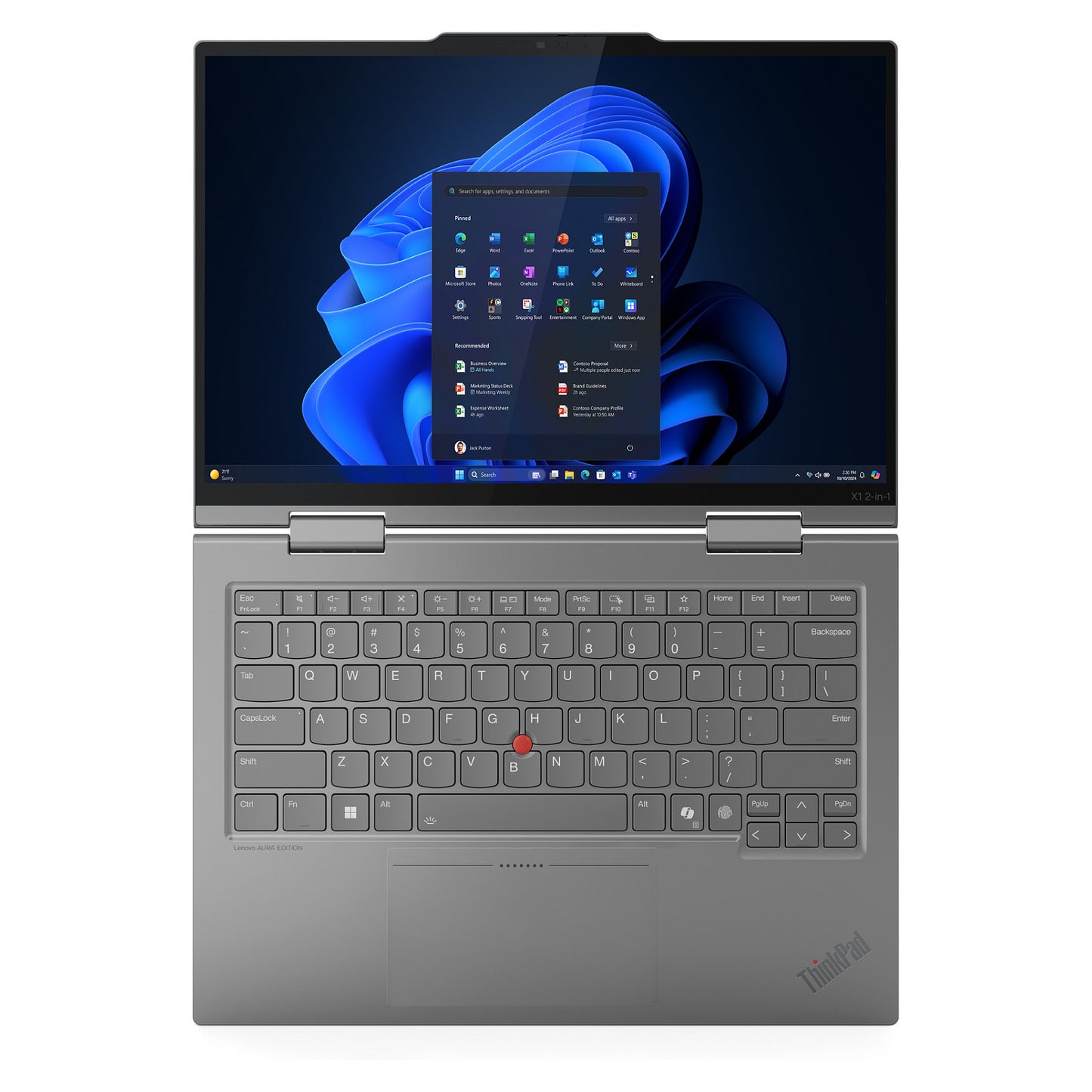 Lenovo X1 2in1 G10 14" Ultra7 258V 32/1TB WUXGA 5G W11P