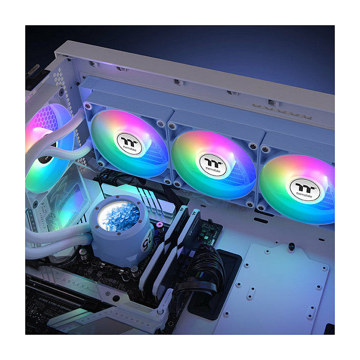 K Cooler Wasserkühlung Thermaltake TH360 V2 Ultra ARGB Sync All-In-One Liquid Cooler Hydrangea Blue (hellblau)