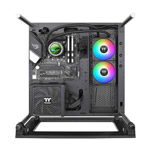 K Thermaltake Wasserkühlung TH240 V2 Ultra EX ARGB CPU All-In-One Liquid Cooler Black