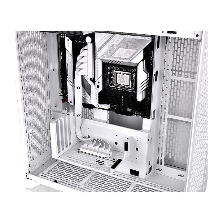 Thermaltake PCI-E 4.0 Dual 90 Degree Riser Cable 400mm Snow