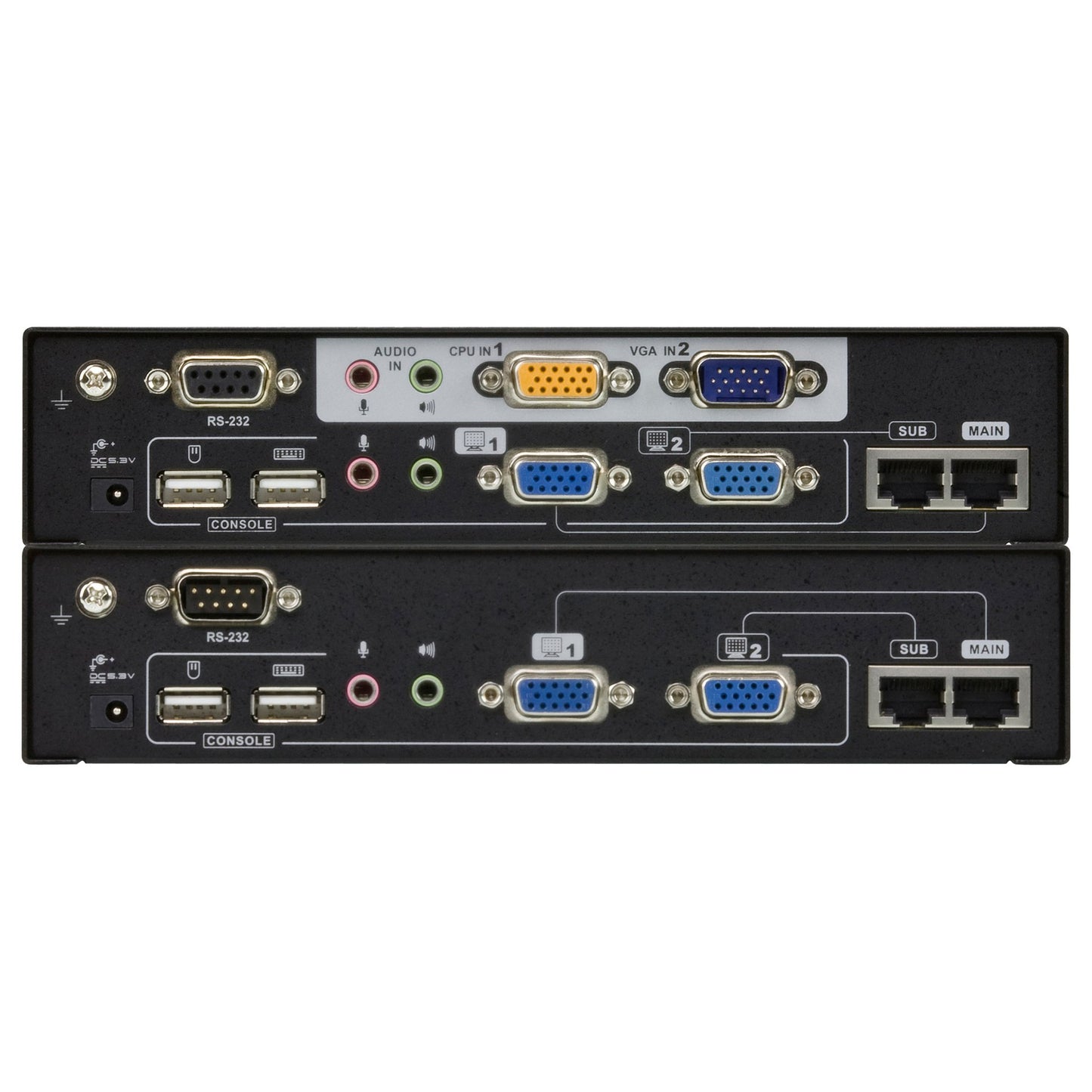 ATEN CE775 USB VGA Dual View KVM Extender