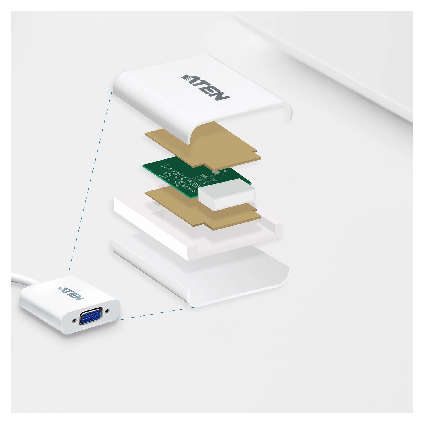 ATEN DisplayPort to VGA Adapter