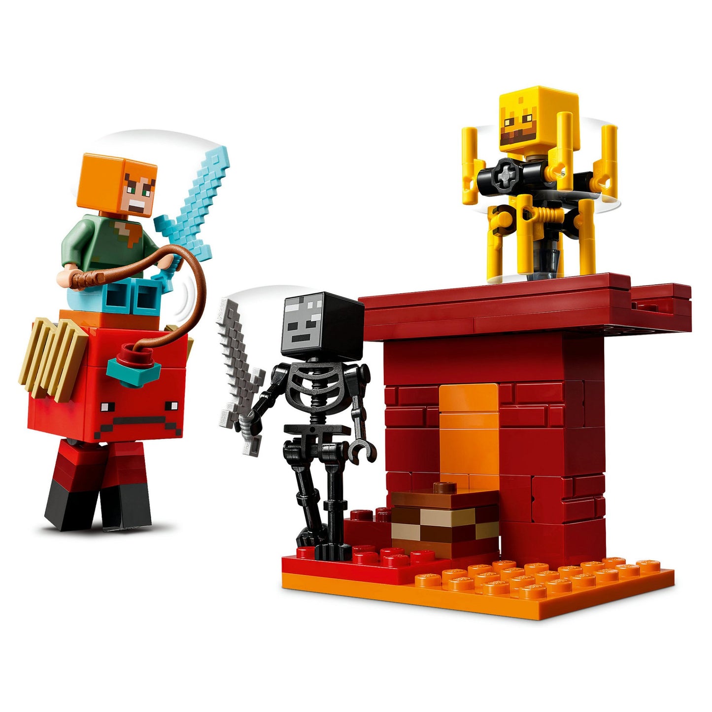 LEGO 21266 Minecraft Das Lava-Duell im Nether