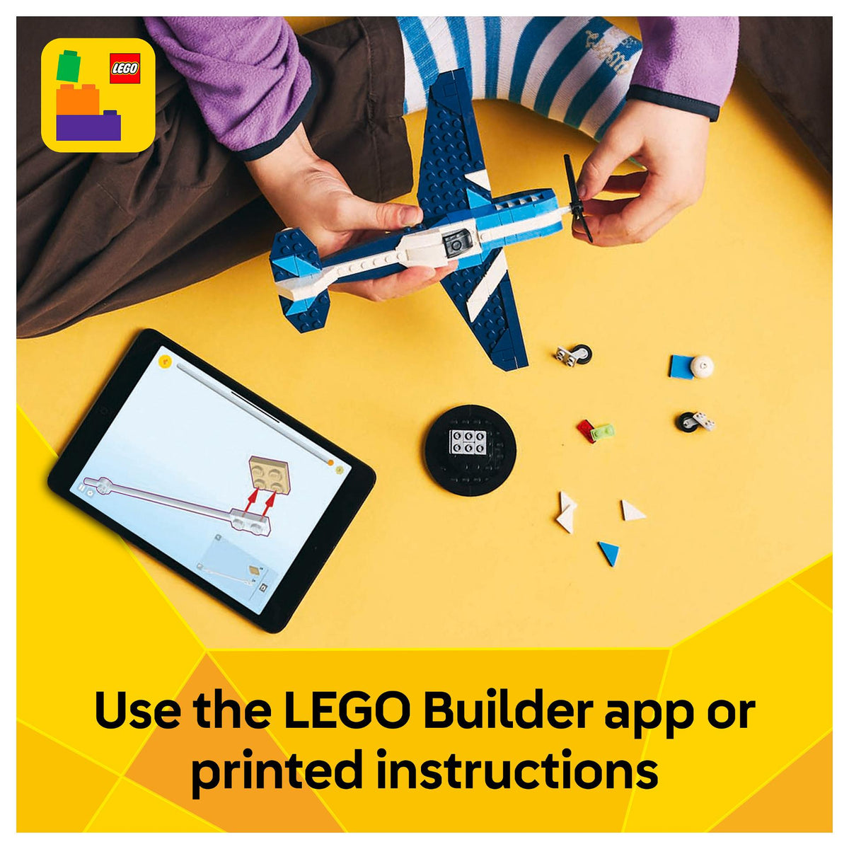 LEGO 31160 Creator 3-in-1 Flieger: Rennflugzeug