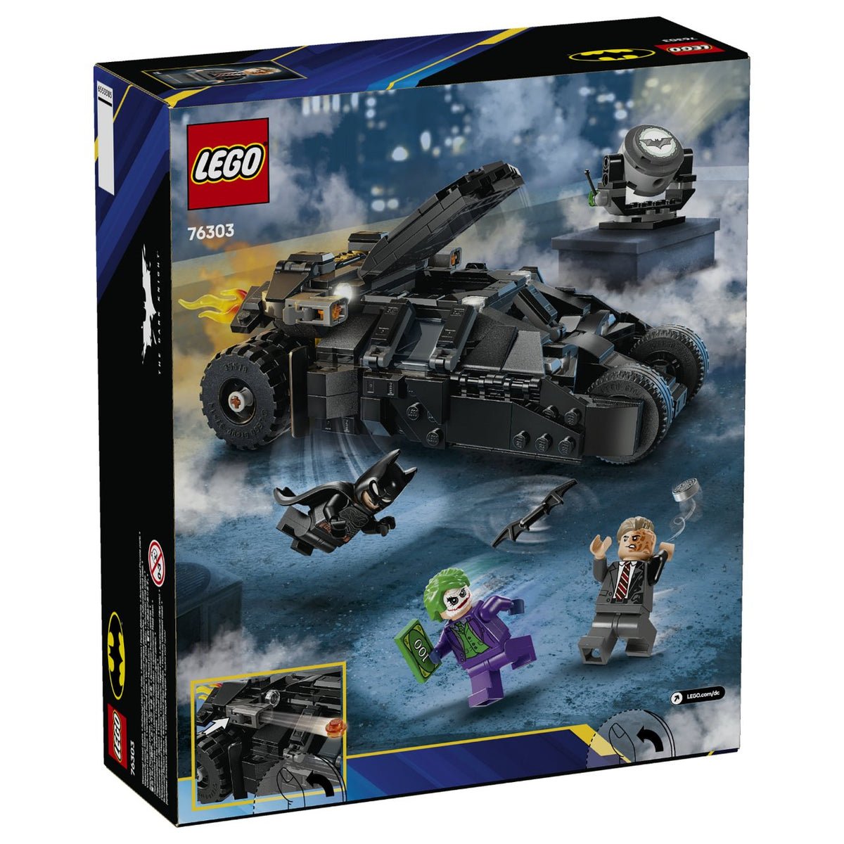 LEGO 76303 DC Super Heroes Batman Tumbler vs. Two Face & The Joker