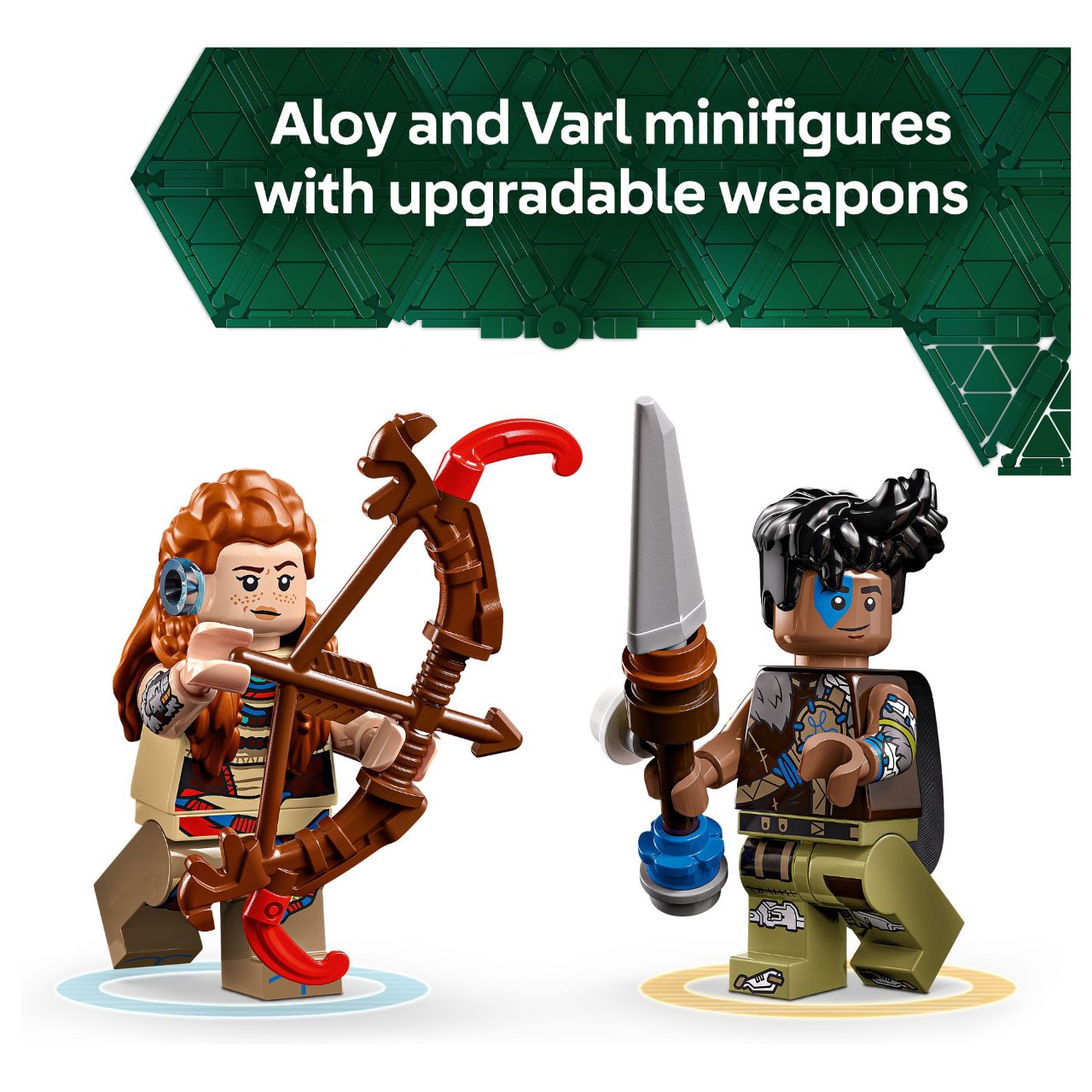 LEGO 77037 Horizon Adventures Aloy und Varl vs. Panzerwanderer und Sgezahn