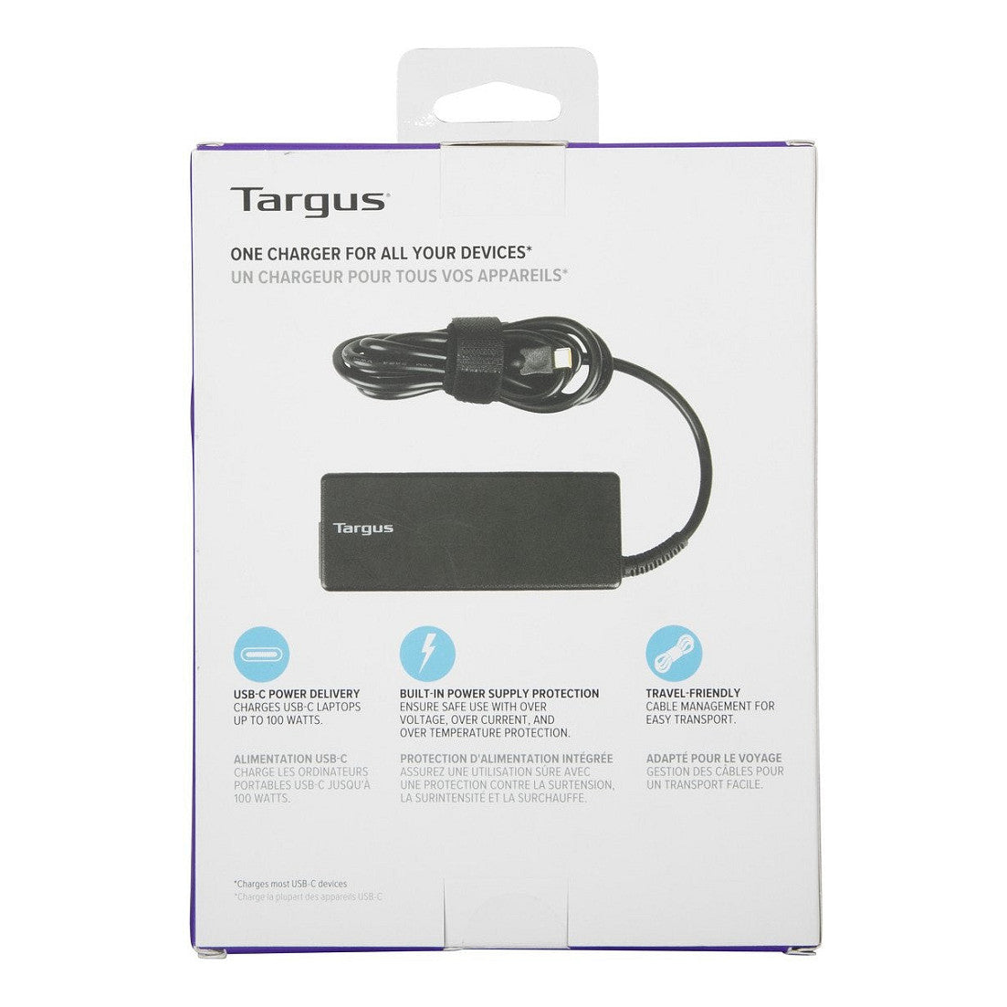 D TARGUS USB-C 100W PD CHARGER