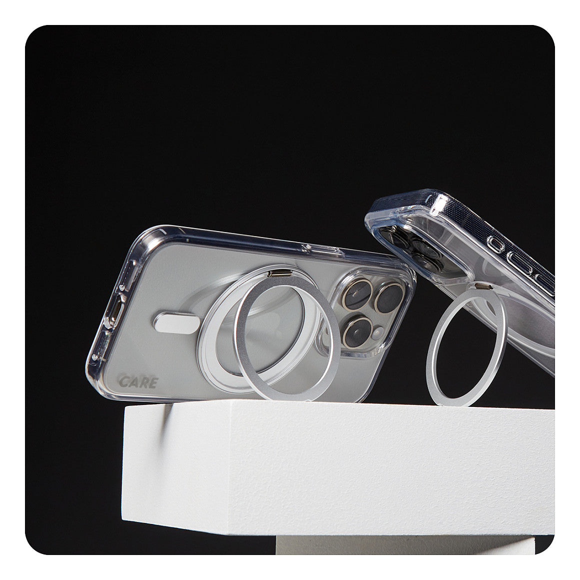 CARE Feature Silver Kickstand MagSAFE iPhone 16 Pro