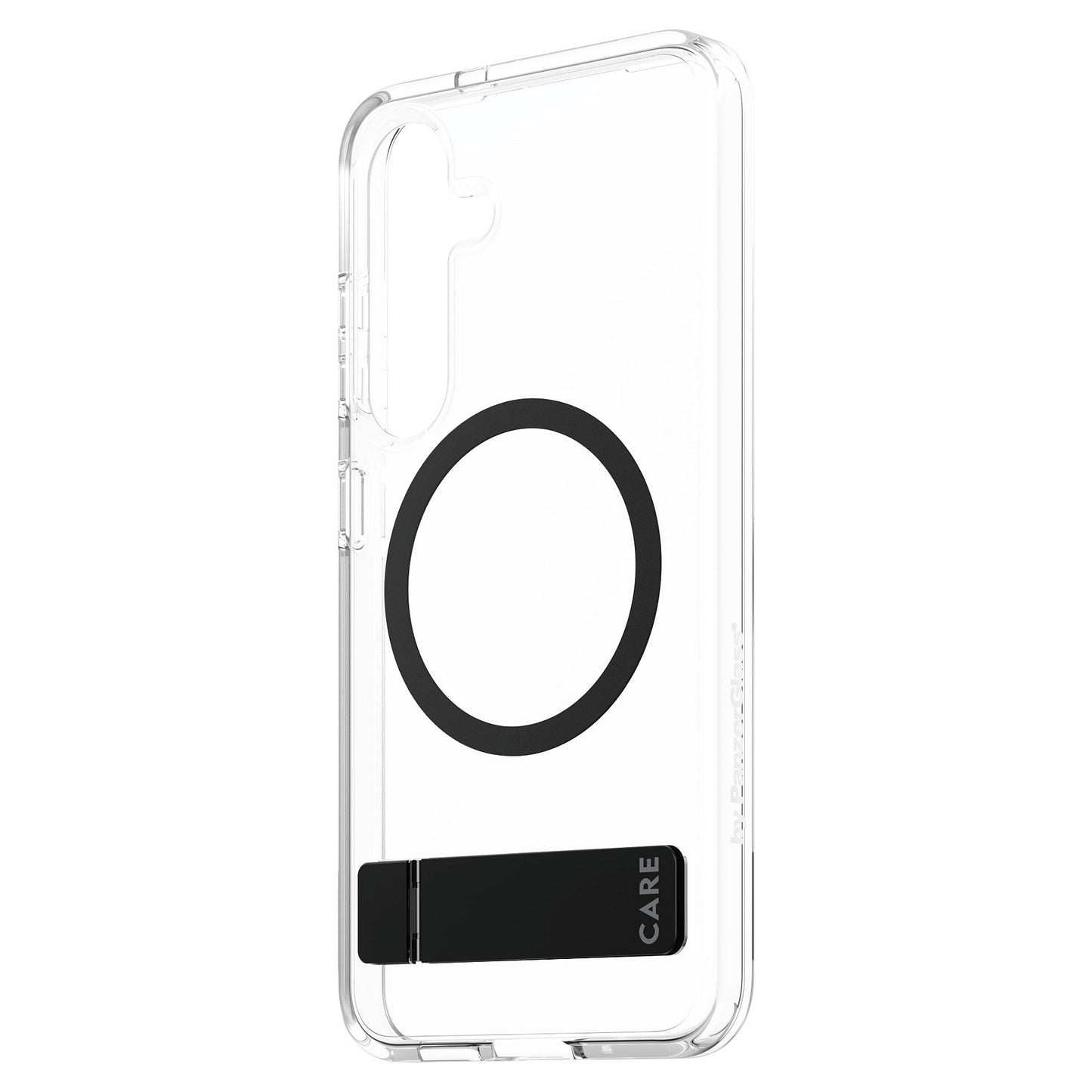CARE Feature Case Clear Kickstand & QI Compatible Galaxy S25