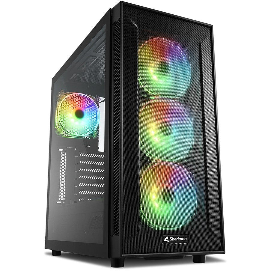 Sharkoon TG6M RGB ATX 1xGlas Black