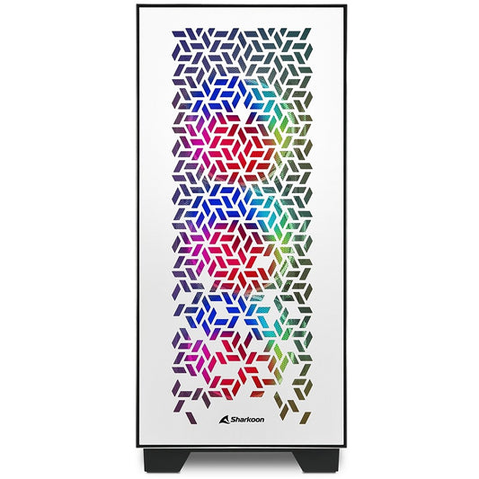 Sharkoon Elite Shark CA300H ATX 2xGlas White