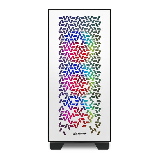 Sharkoon Elite Shark CA300H ATX 2xGlas White