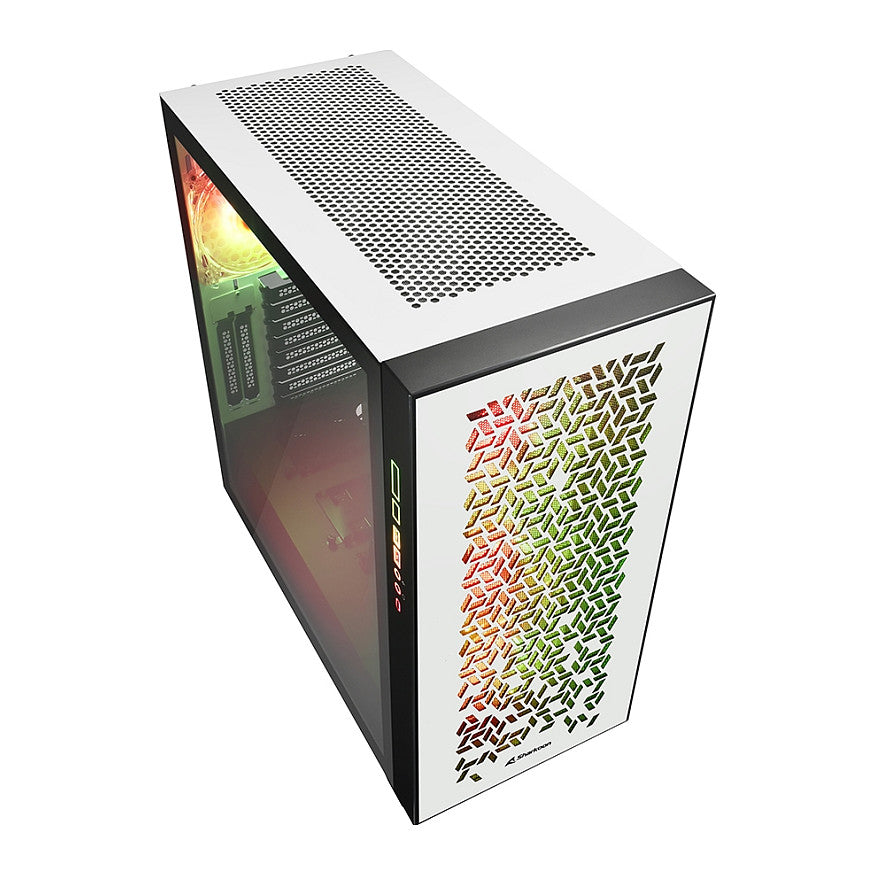 Sharkoon Elite Shark CA300H ATX 2xGlas White