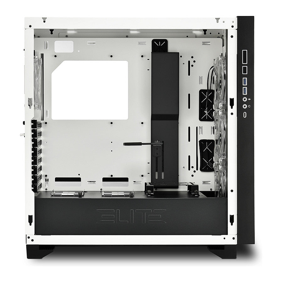 Sharkoon Elite Shark CA300H ATX 2xGlas White