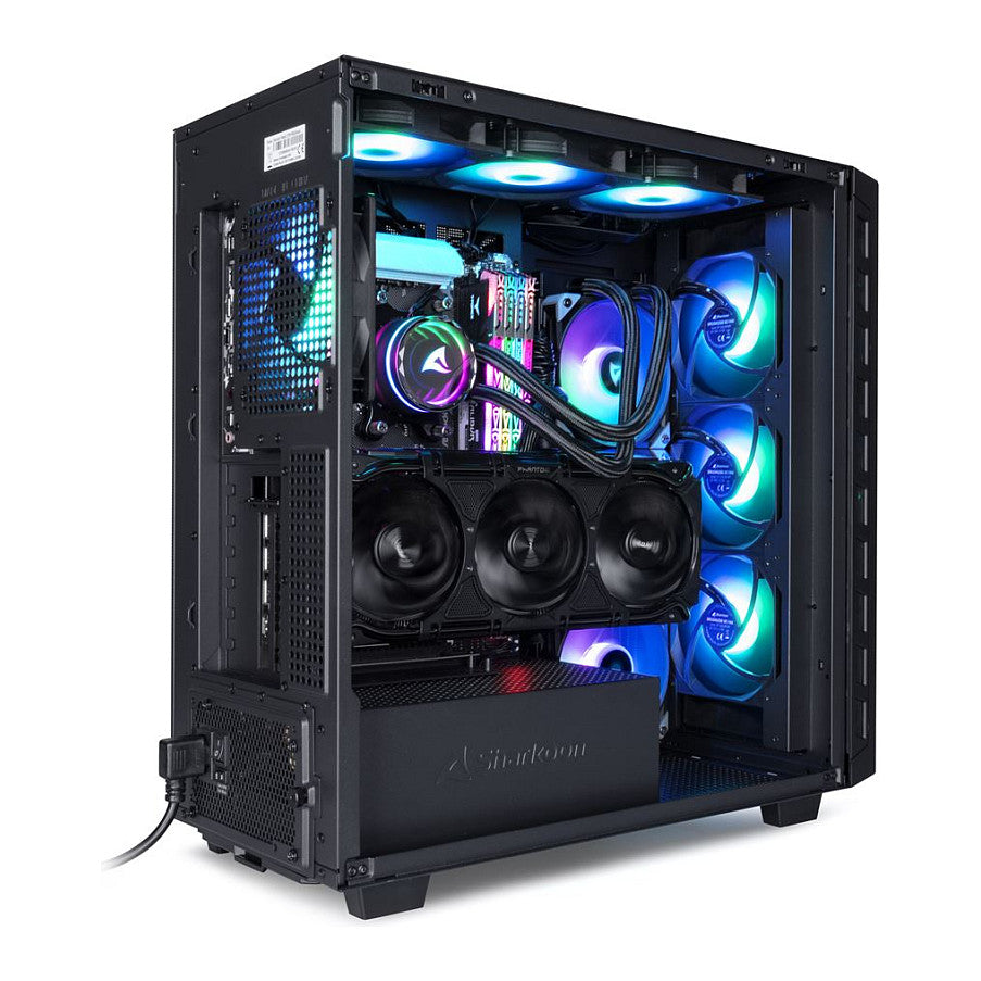 Sharkoon Rebel C80G RGB ATX 1xGlas Black