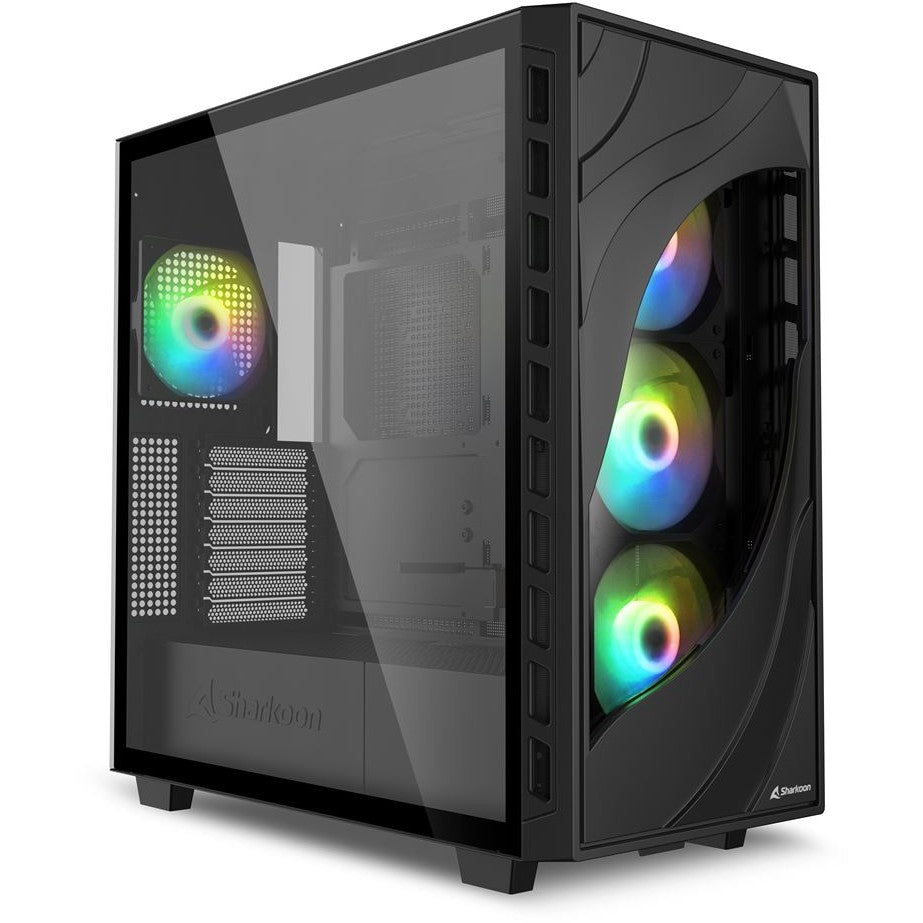Sharkoon Rebel C80G RGB ATX 1xGlas Black