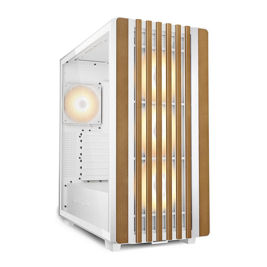 Sharkoon Rebel C70G RGB ATX 1xGlas White